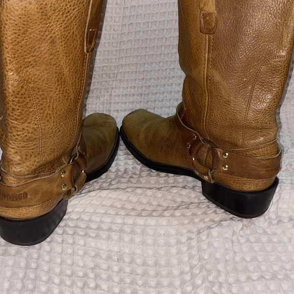 Vintage Durango Harness Western Leather Boots Square Toe Men’s 9D - Picture 11 of 15
